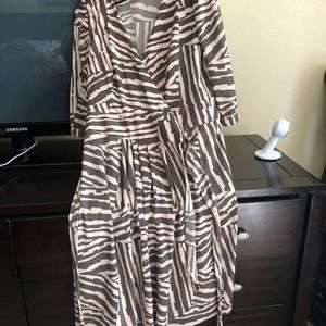 Wrap around dress